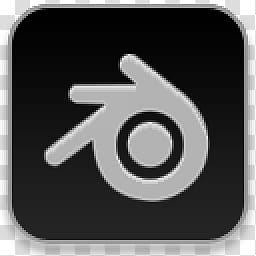 Albook extended dark , Blender icon transparent background PNG clipart