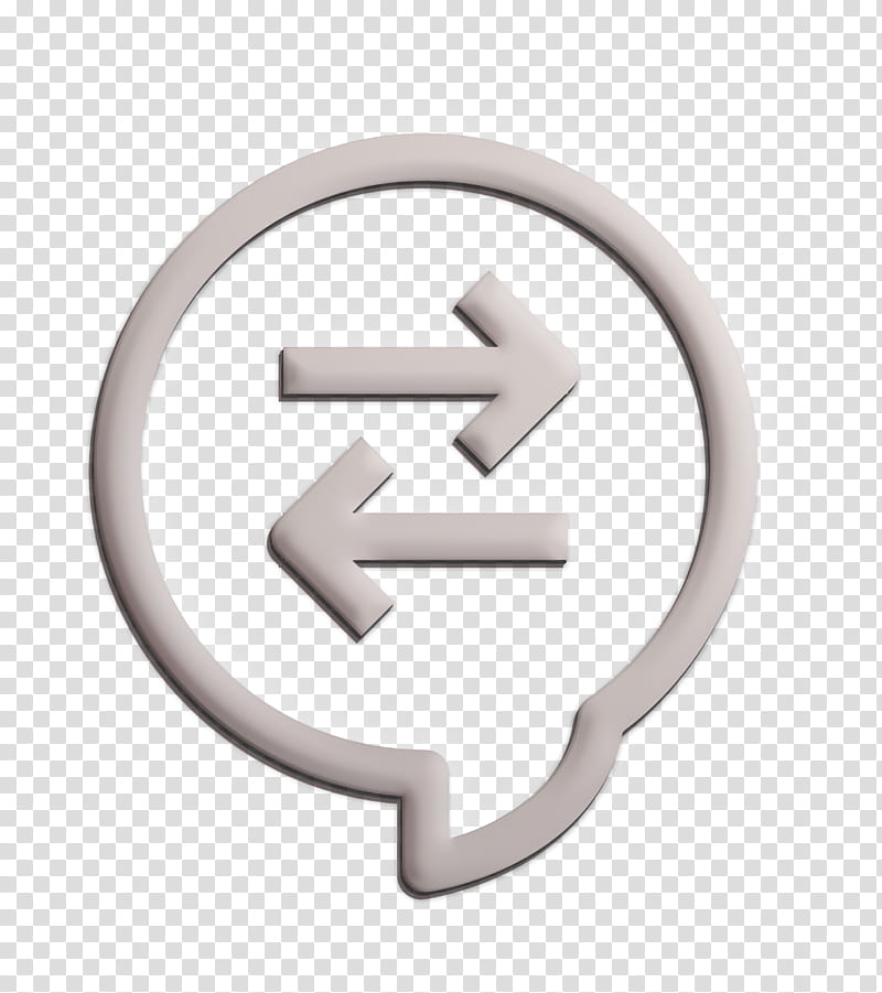 bubble icon communication icon conversation icon, Speech Icon, Talk Icon, Talking Icon, Logo, Symbol, Circle, Metal transparent background PNG clipart