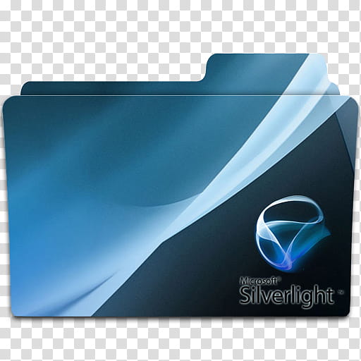Programm , blue and black Microsoft Silverlight card transparent background PNG clipart