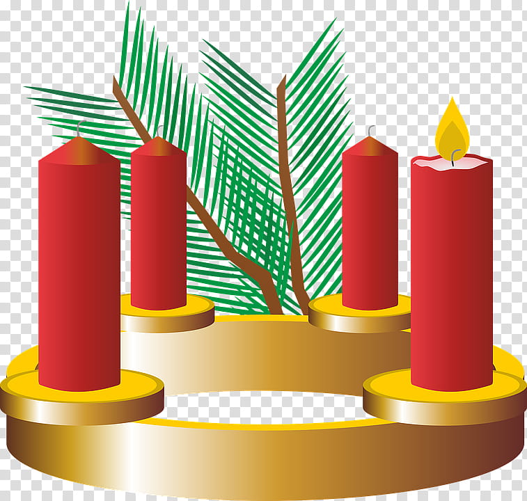 Christmas Day, Advent, Advent Candle, Advent Wreath, Advent Sunday, Advent Calendars, Gaudete Sunday, Yellow transparent background PNG clipart