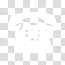 White Symbols Icons, Telephone, white telephone icon transparent background PNG clipart