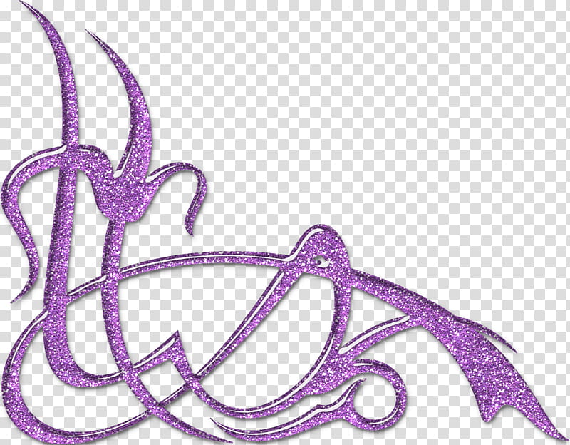 DiZa decorative element, purple glittery graphics transparent background PNG clipart
