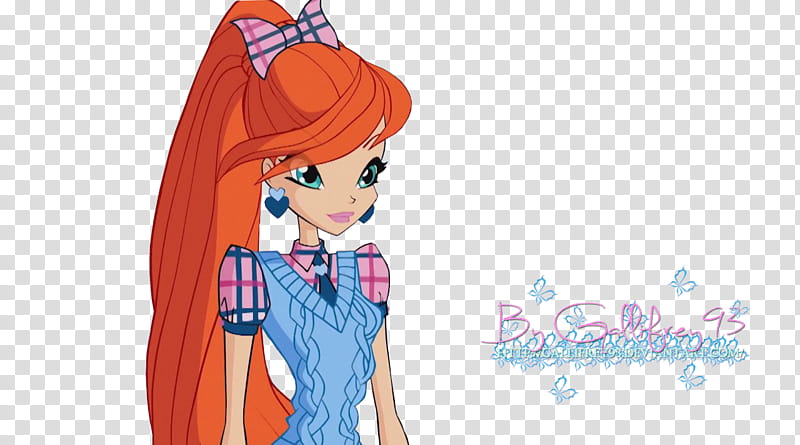 Winx Club Bloom School Uniform  season transparent background PNG clipart