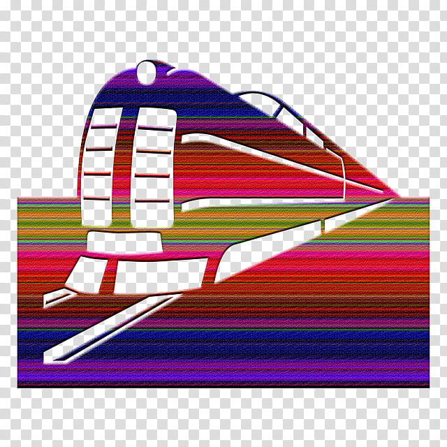 Train, Rail Transport, Trolley, Track, Locomotive, Highspeed Rail, Purple, Magenta transparent background PNG clipart