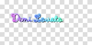 Texto Demi Lovato transparent background PNG clipart thumbnail