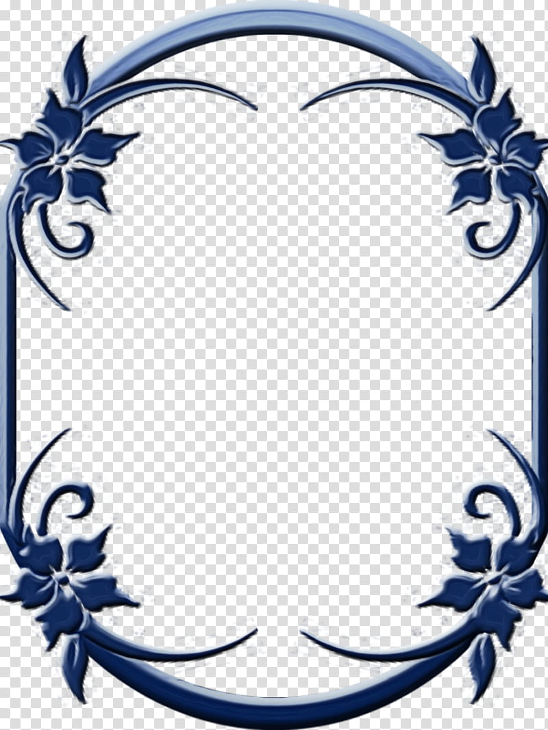 Blue Flower Frame, Frames, White, Cornice, Painting, Film Frame, Ornament transparent background PNG clipart