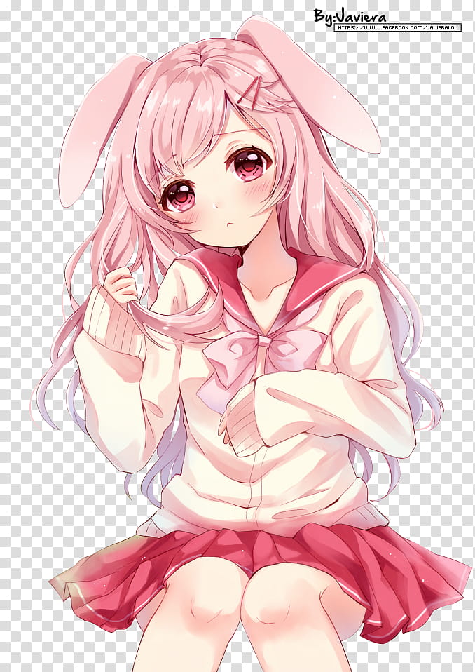 Cute Anime Girl, female anime character transparent background PNG clipart