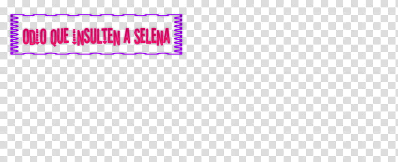 odio que insulten a Selena texto transparent background PNG clipart