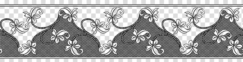 Border Brushes Decorative, gray floral scroll art transparent background PNG clipart