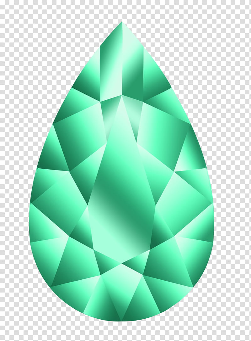 Precious stones crystals, green and white pear gemstone illustration transparent background PNG clipart