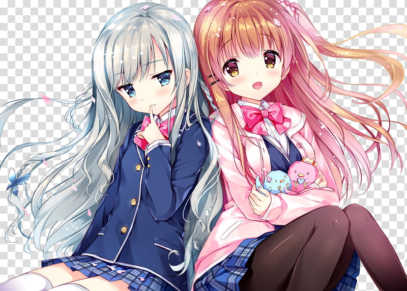 Koi x Shin Ai Kanojo Visual Novel, Koi x Shin Ai Kanojo anime characters transparent background PNG clipart