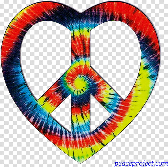 Peace And Love, Peace Symbols, Tiedye, Hippie, Tshirt, Heart, Sticker transparent background PNG clipart