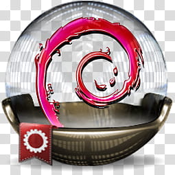 Sphere   , red twirl icon transparent background PNG clipart