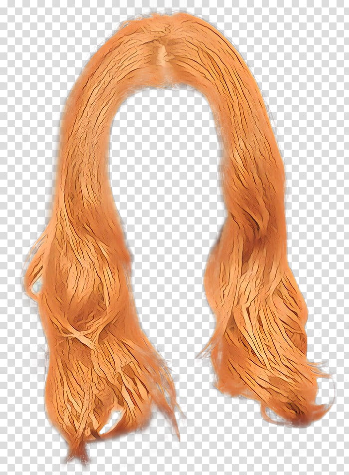 Orange, Cartoon, Hair, Wig, Clothing, Hairstyle, Hair Coloring, Layered Hair transparent background PNG clipart