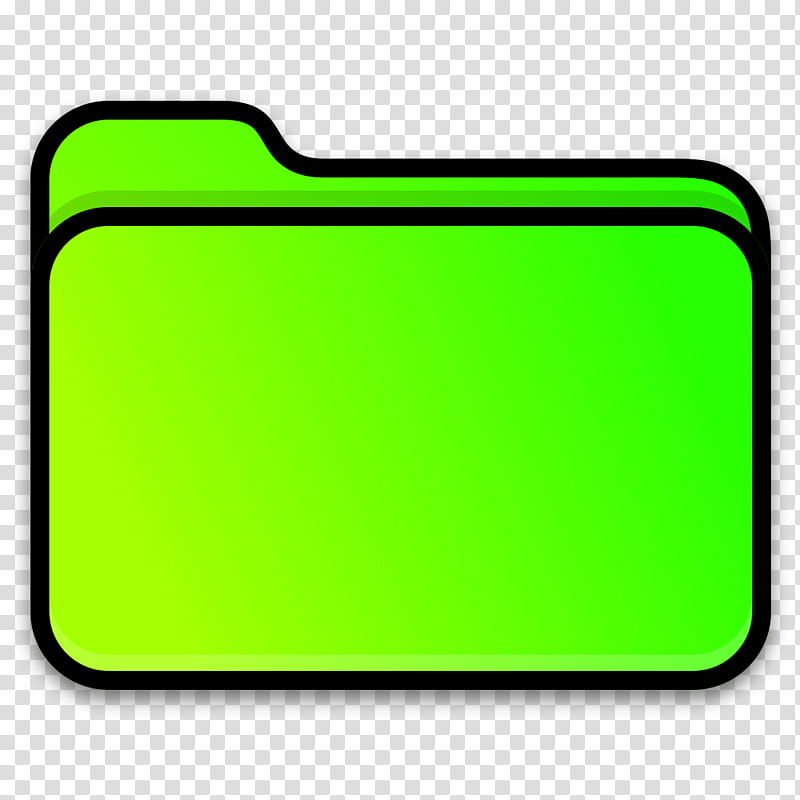 Pop Folders Mini, green folder icon transparent background PNG clipart
