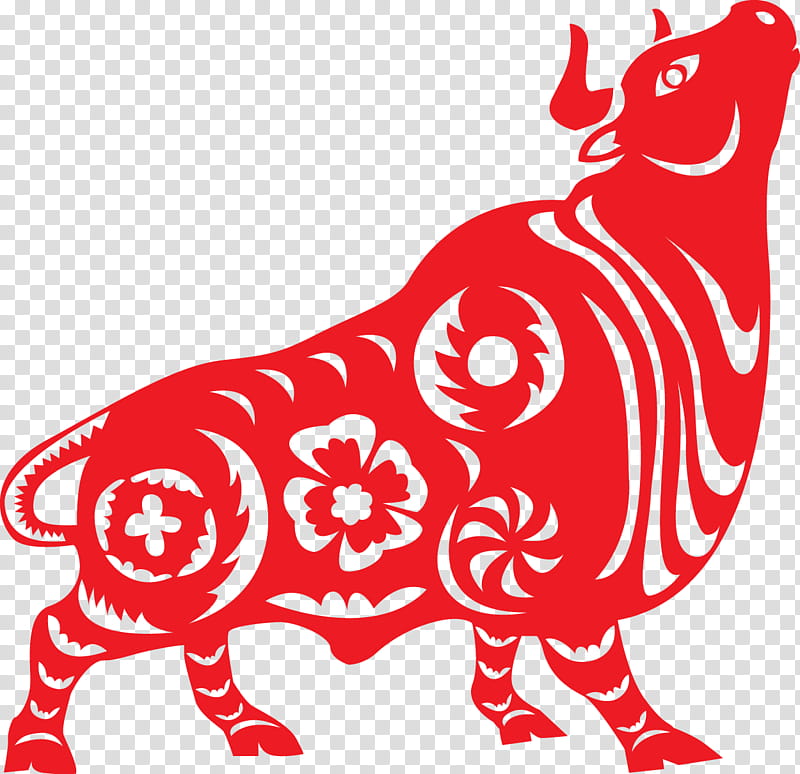 Goat, Ox, Cattle, Chinese Zodiac, Astrological Sign, Astrology, Papercutting, Horoscope transparent background PNG clipart