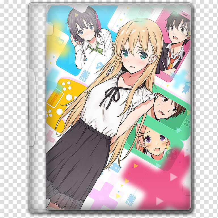 Anime  Summer Season Icon , Gamers!, v transparent background PNG clipart