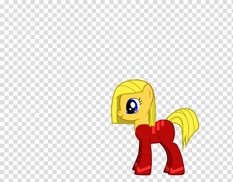 Clover (Totally Spies as Ponies), yellow and red My Little Pony character illustration transparent background PNG clipart