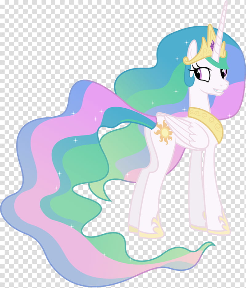 Princess Celestia Grinning (), My Little Pony illustration transparent background PNG clipart