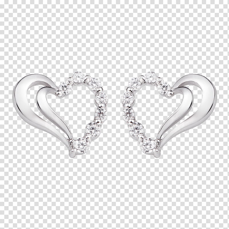 Fashion Heart, Earring, Silver, Jewellery, Pearl, Sterling Silver, Body Jewellery, Gemstone transparent background PNG clipart