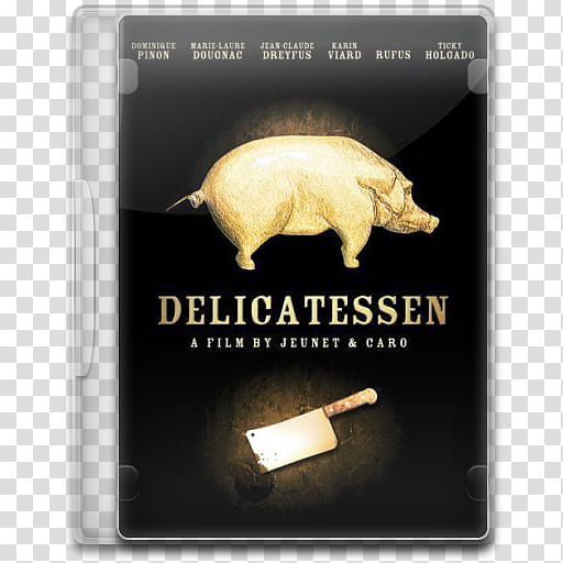 Movie Icon , Delicatessen, Delicatessen DVD case transparent background PNG clipart