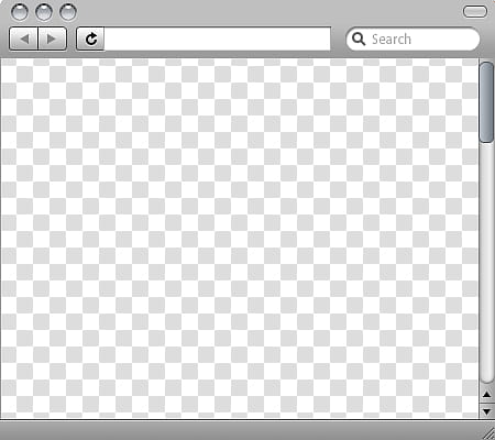 Browser Interface Template, gray PC panel frame transparent background PNG clipart