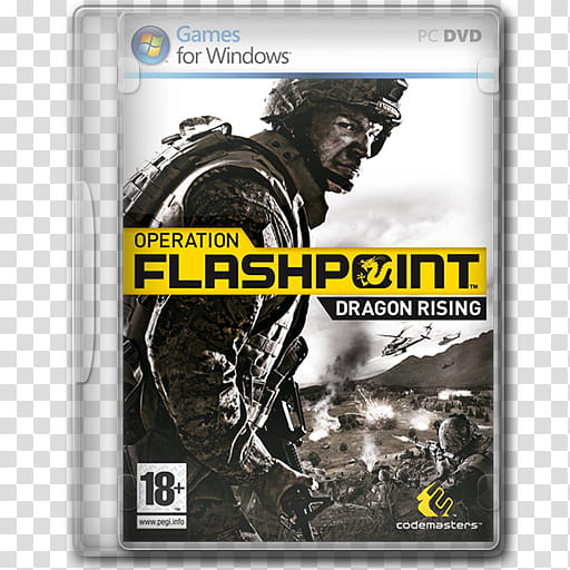 Game Icons , Operation Flashpoint  Dragon Rising transparent background PNG clipart