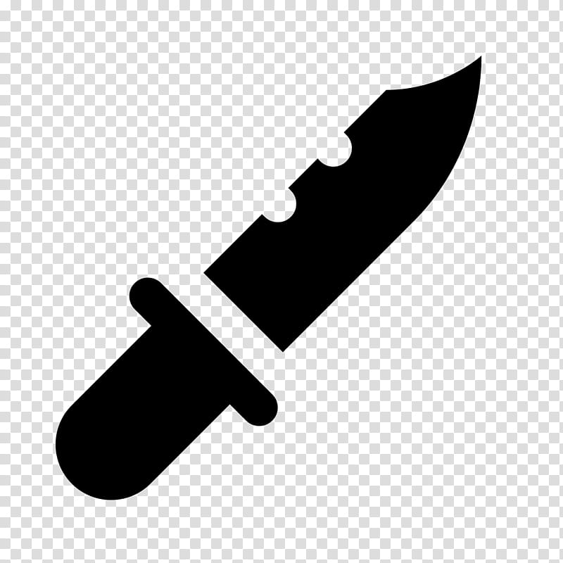 Restaurant Logo, Knife, Silhouette, Diploma, Gratis, Cold Weapon, Blackandwhite, Dagger transparent background PNG clipart