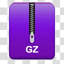 Windows Freaks v, purple GZ zip icon transparent background PNG clipart