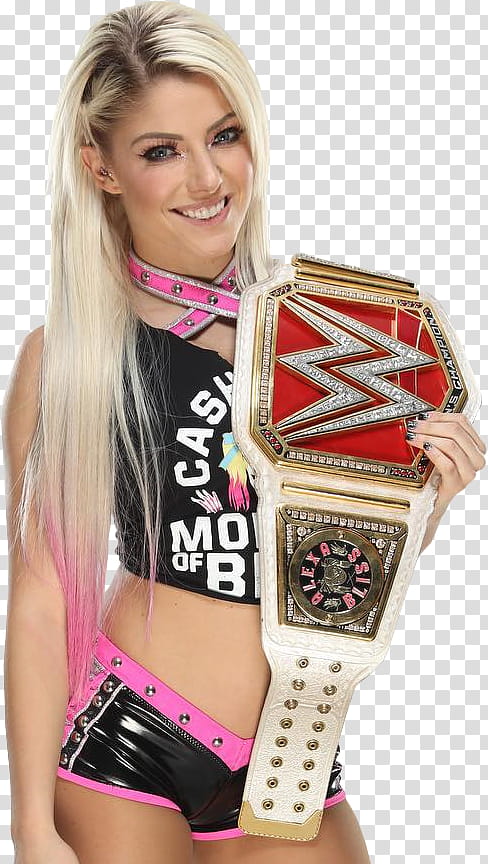 Alexa Bliss Raw Women champion  transparent background PNG clipart