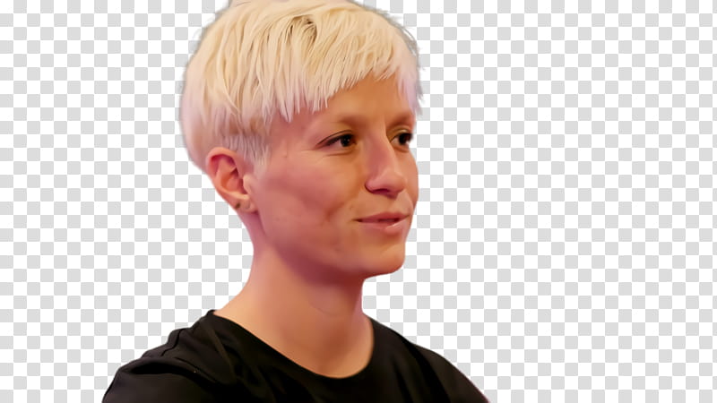 Soccer, Megan Rapinoe, Football Midfielder, Blond, Hair Coloring, Bowl Cut, Eyebrow, Forehead transparent background PNG clipart