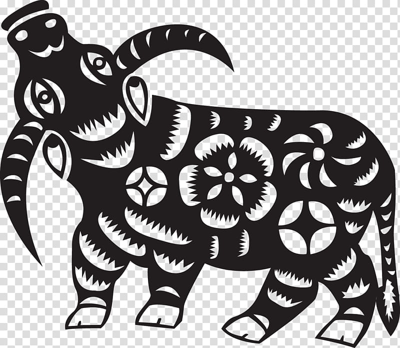 Indian Elephant, Vinyl Cutter, Plotter, Chinese Zodiac, Drawing, Ox, Chinese Astrology, Animal Figure transparent background PNG clipart