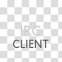 Gill Sans Text Dock Icons, IRC-Client, irc client text overlay transparent background PNG clipart