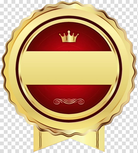 red emblem shield logo label, Watercolor, Paint, Wet Ink, Symbol, Crest transparent background PNG clipart