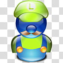 Super Mario Lumina Icons MAC, luigui  transparent background PNG clipart