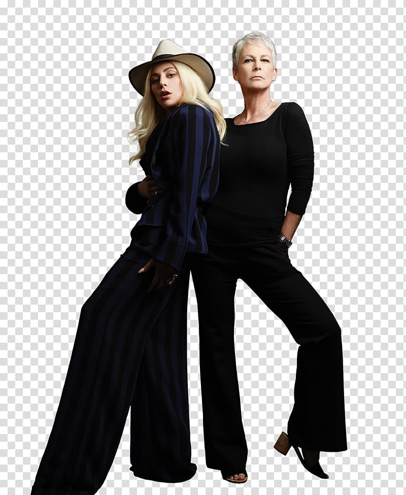 Lady Gaga and Jamie Lee Curtis , Lady Gaga and Jamie Lee Curtis  transparent background PNG clipart
