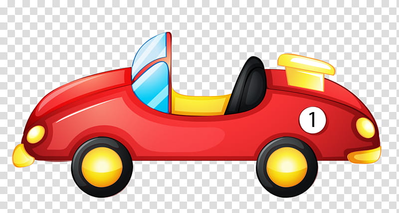 Baby Toys, Car, Child, Yellow, Red, Toy Vehicle, Model Car, Riding Toy transparent background PNG clipart