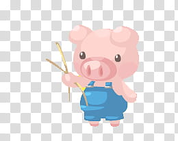 Peluches s, pink piglet transparent background PNG clipart