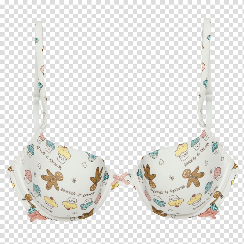 white and multicolored brassiere transparent background PNG clipart