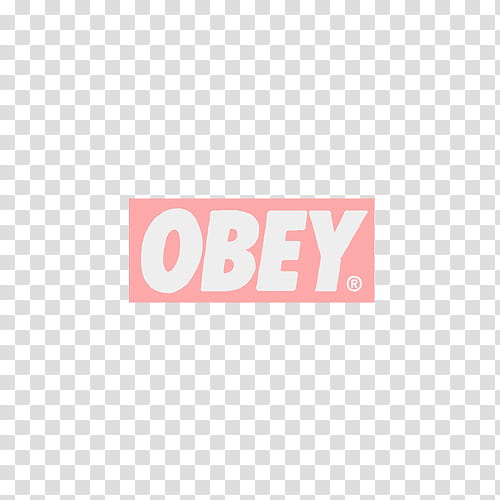 Obey text transparent background PNG clipart