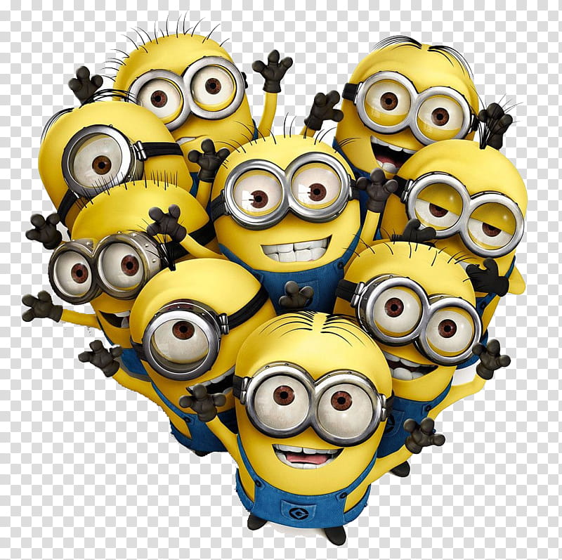 Minions, Minions smiling characters transparent background PNG clipart