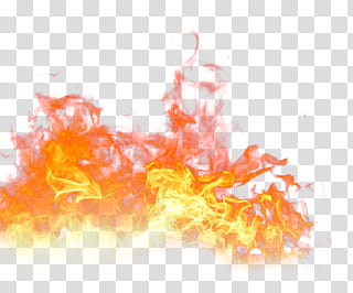 yellow and orange flame transparent background PNG clipart