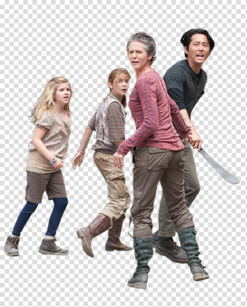 Halloween Party, Glenn Rhee, Daryl Dixon, Lizzie And Mika Samuels, Television Show, Death, Shoe, Concept Art transparent background PNG clipart