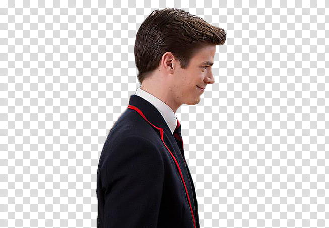 glee , man wearing red and black notched-lapel suit jacket transparent background PNG clipart