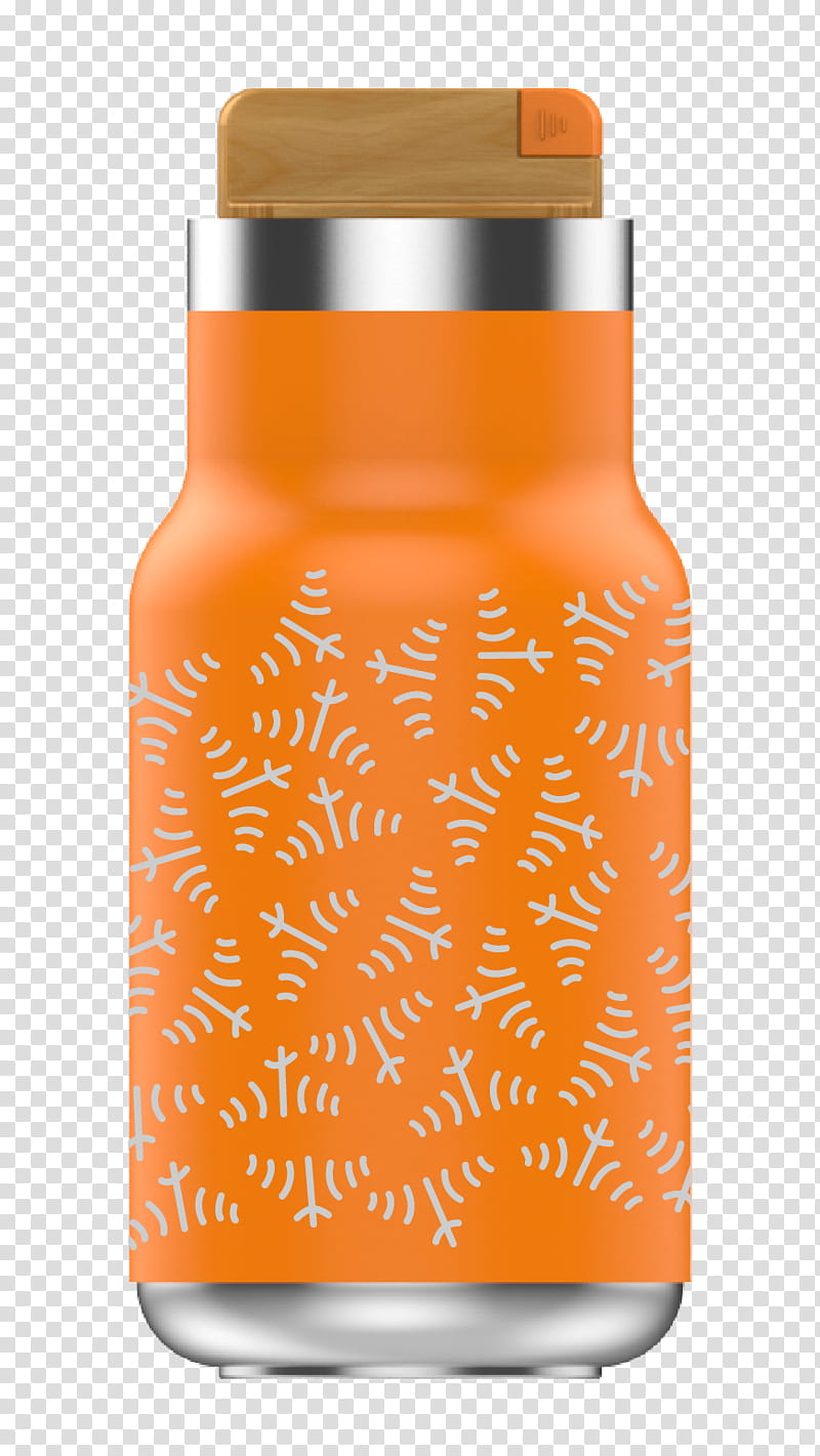 Plastic Bottle, Water Bottles, Glass Bottle, Orange, Drinkware, Tableware, Orange Soft Drink, Home Accessories transparent background PNG clipart