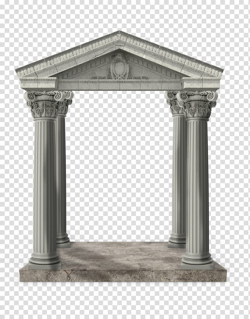 Column, gray pillars illustration transparent background PNG clipart
