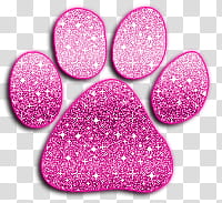 Huellas, illustration of pink paw transparent background PNG clipart