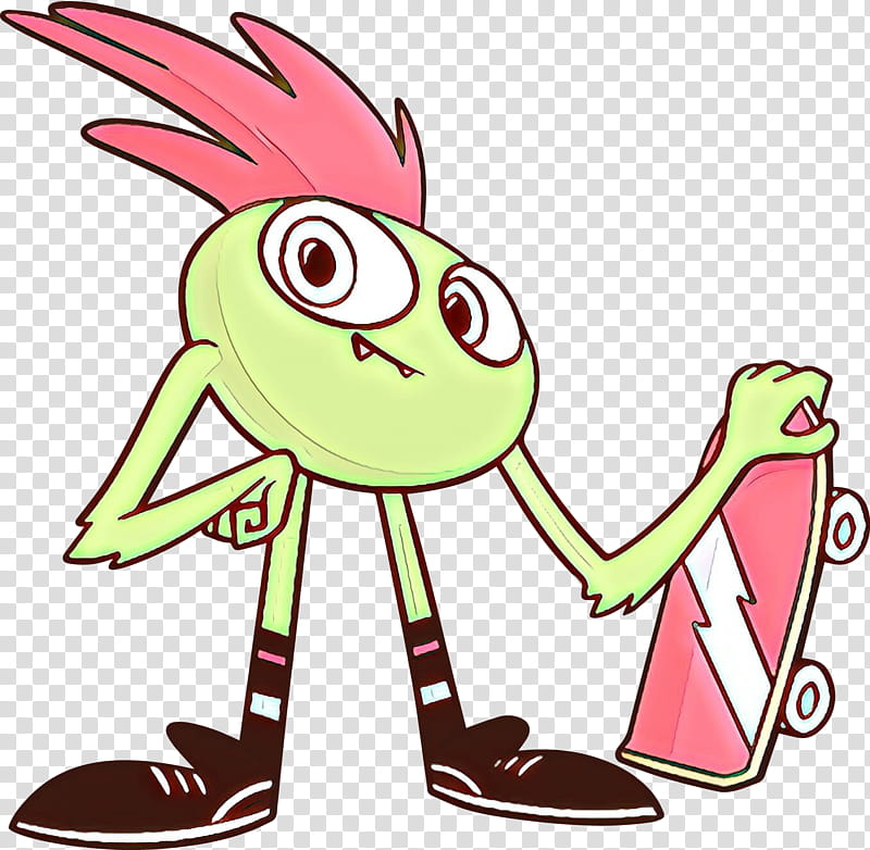 cartoon green pink line, Cartoon, Graphic Design transparent background PNG clipart