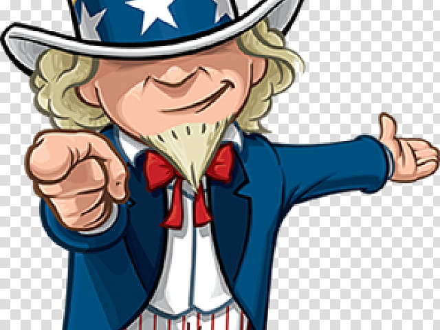 Uncle Sam, Cartoon, Finger, Gesture, Thumb, Style transparent background PNG clipart