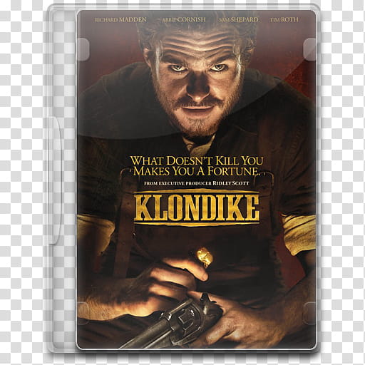 TV Show Icon Mega , Klondike, Klondike DVD case transparent background PNG clipart